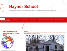 Tablet Screenshot of haynorschool.org
